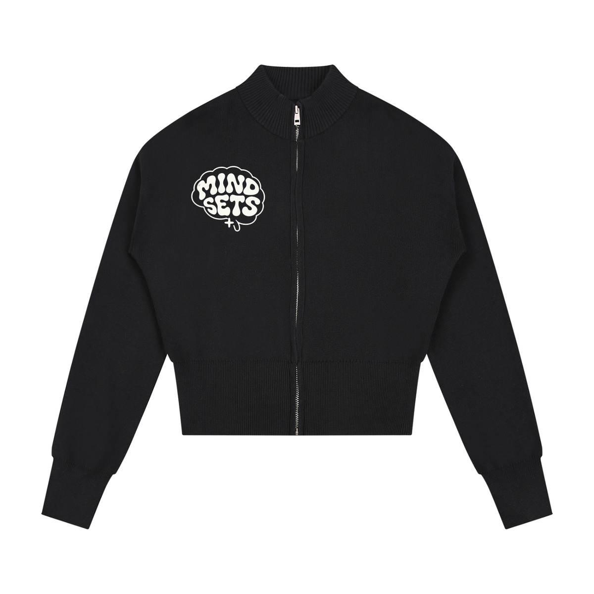 Women’s Mock Neck Zip Up Cardigan
