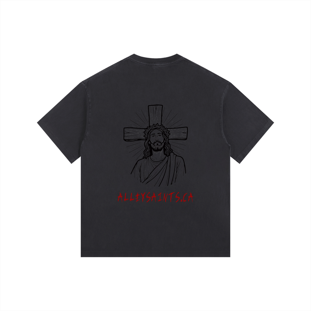 Vintage Washed Oversized Cotton T-Shirt