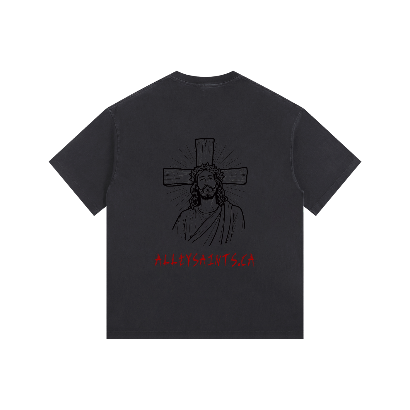 Vintage Washed Oversized Cotton T-Shirt