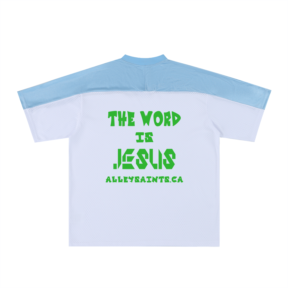 Oversized Mesh V-Neck Soccer Jersey