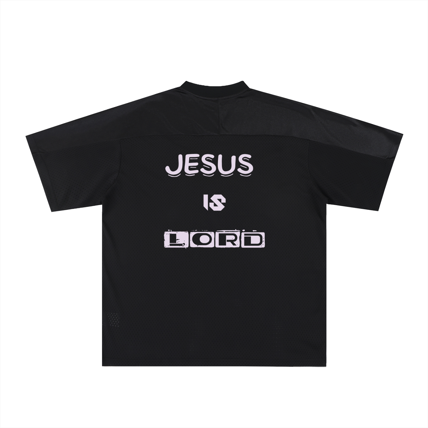 Oversized Mesh V-Neck Soccer Jersey
