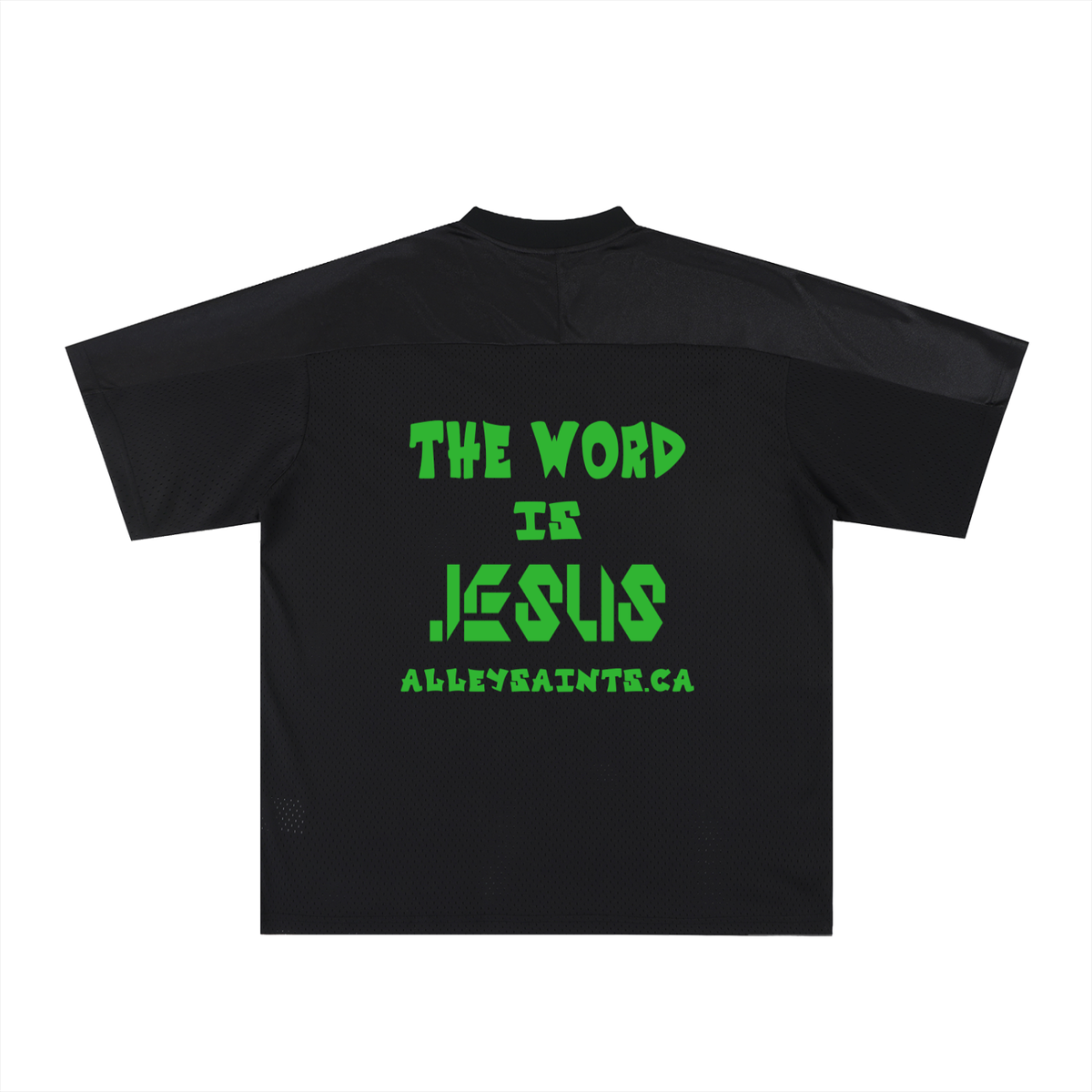 Oversized Mesh V-Neck Soccer Jersey