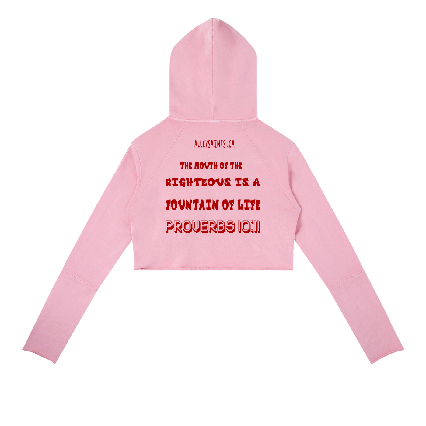 Vintage Washed Raw Edge Hoodie