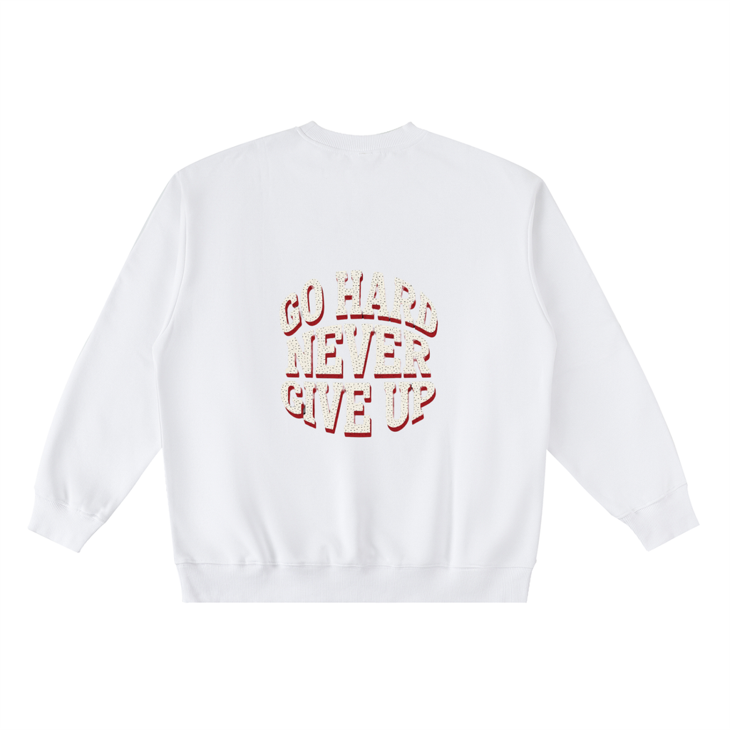 Oversized Crewneck Taped Sweatshirt