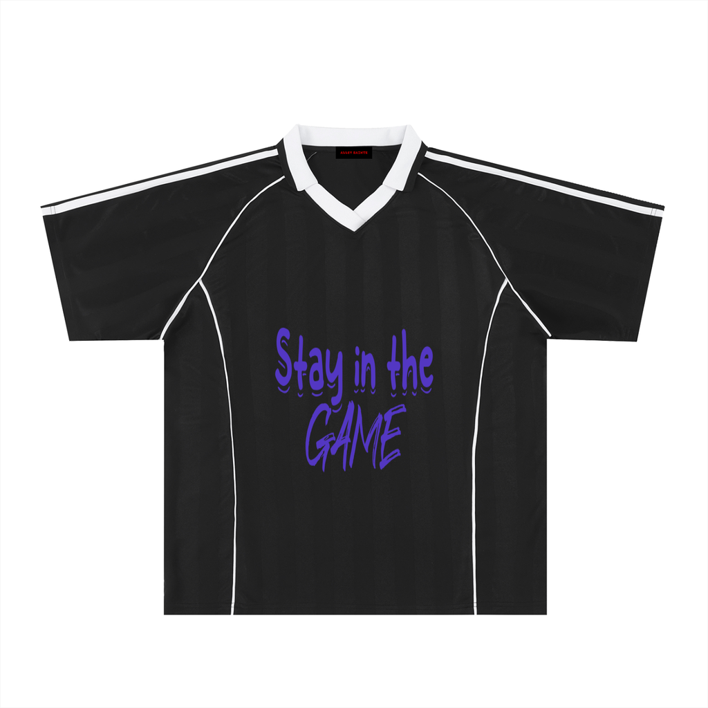 Shadow Stripe Collared Soccer Jersey