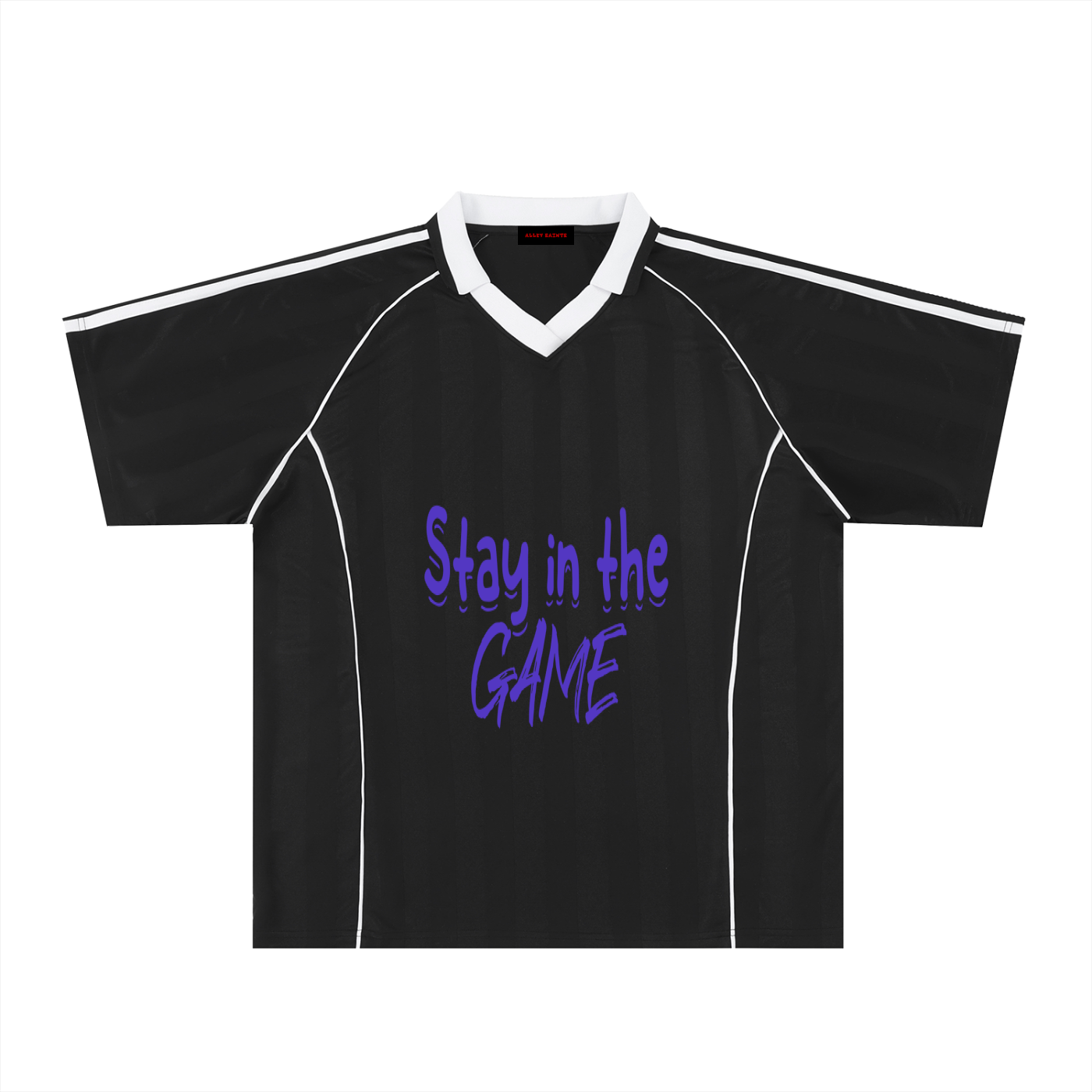 Shadow Stripe Collared Soccer Jersey
