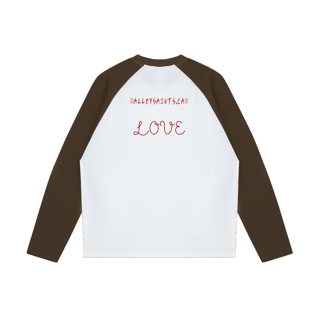 Color-Blocked Raglan Long-Sleeve T-Shirt