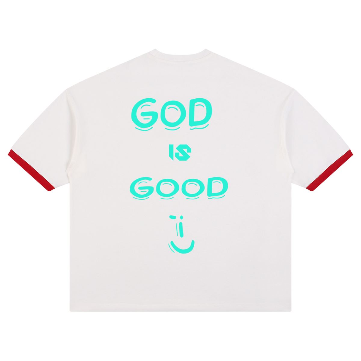 Unisex Color Block Drop Shoulder T-Shirt