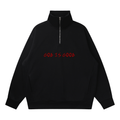 Quarter-Zip Drop Shoulder Sweatshirt