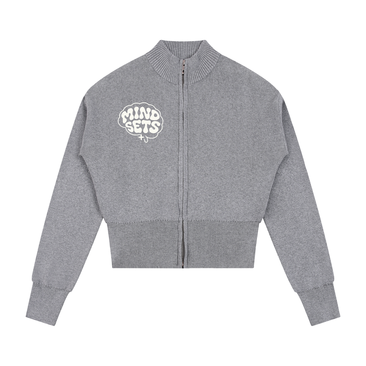 Women’s Mock Neck Zip Up Cardigan