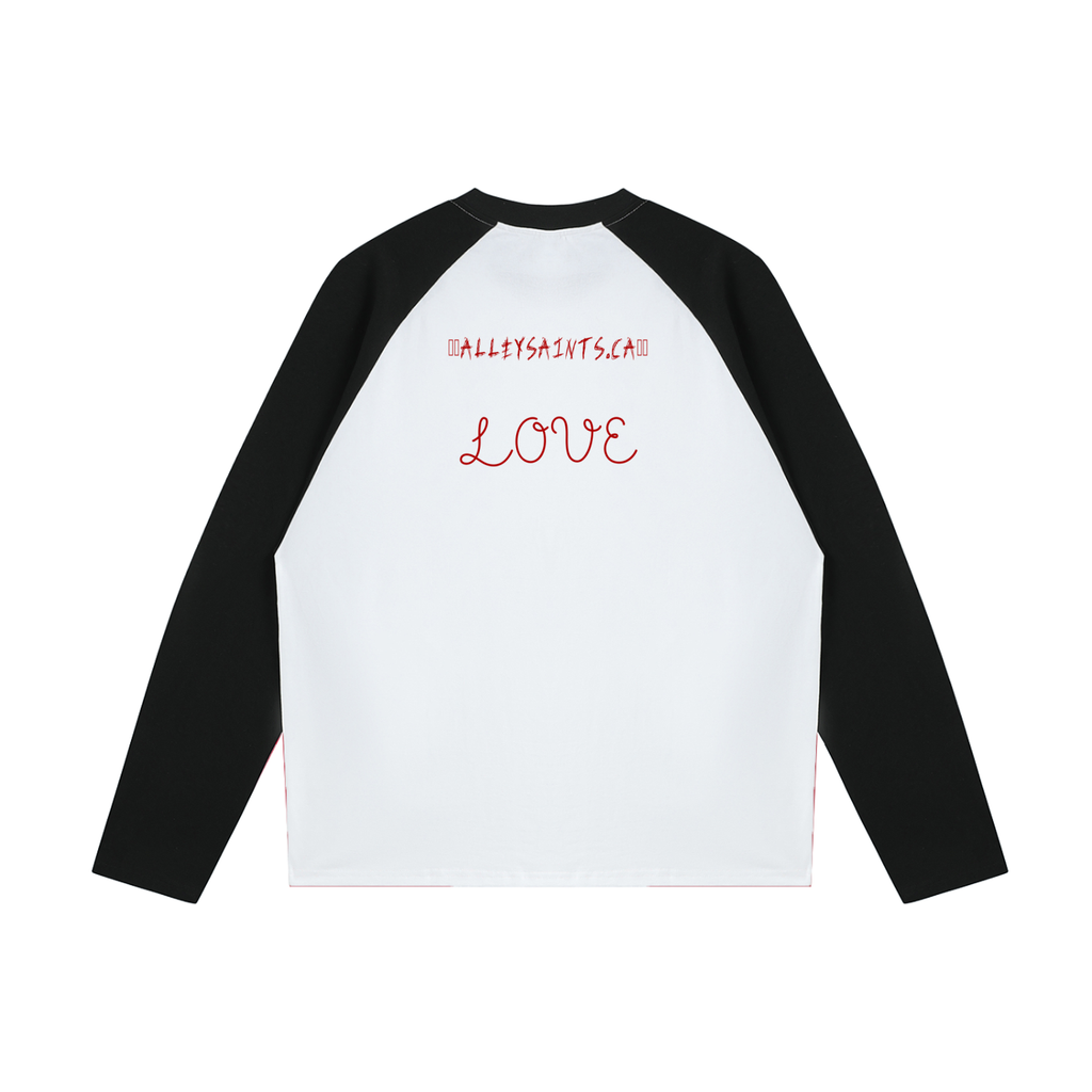 Color-Blocked Raglan Long-Sleeve T-Shirt