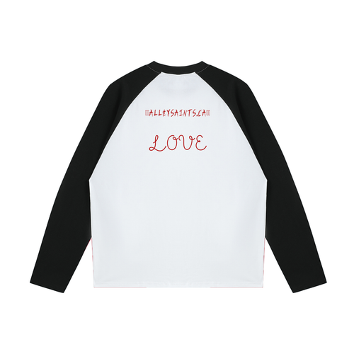 Color-Blocked Raglan Long-Sleeve T-Shirt