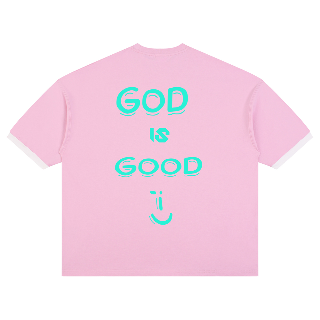 Unisex Color Block Drop Shoulder T-Shirt