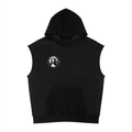 Unisex Panel Mesh Sleeveless Hoodie