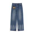 Women’s Vintage Wash Wide Leg Jeans