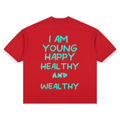 Unisex Color Block Drop Shoulder T-Shirt