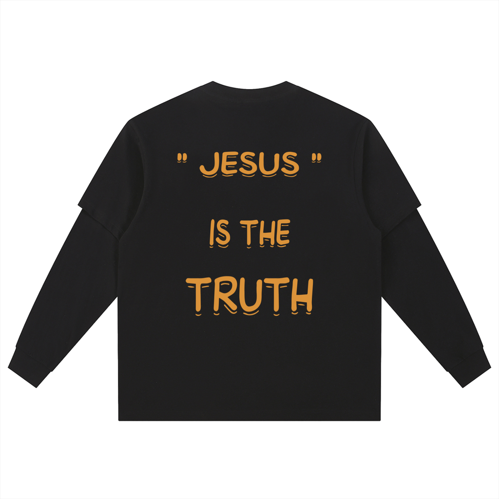 Layered Long Sleeve Oversized Tee