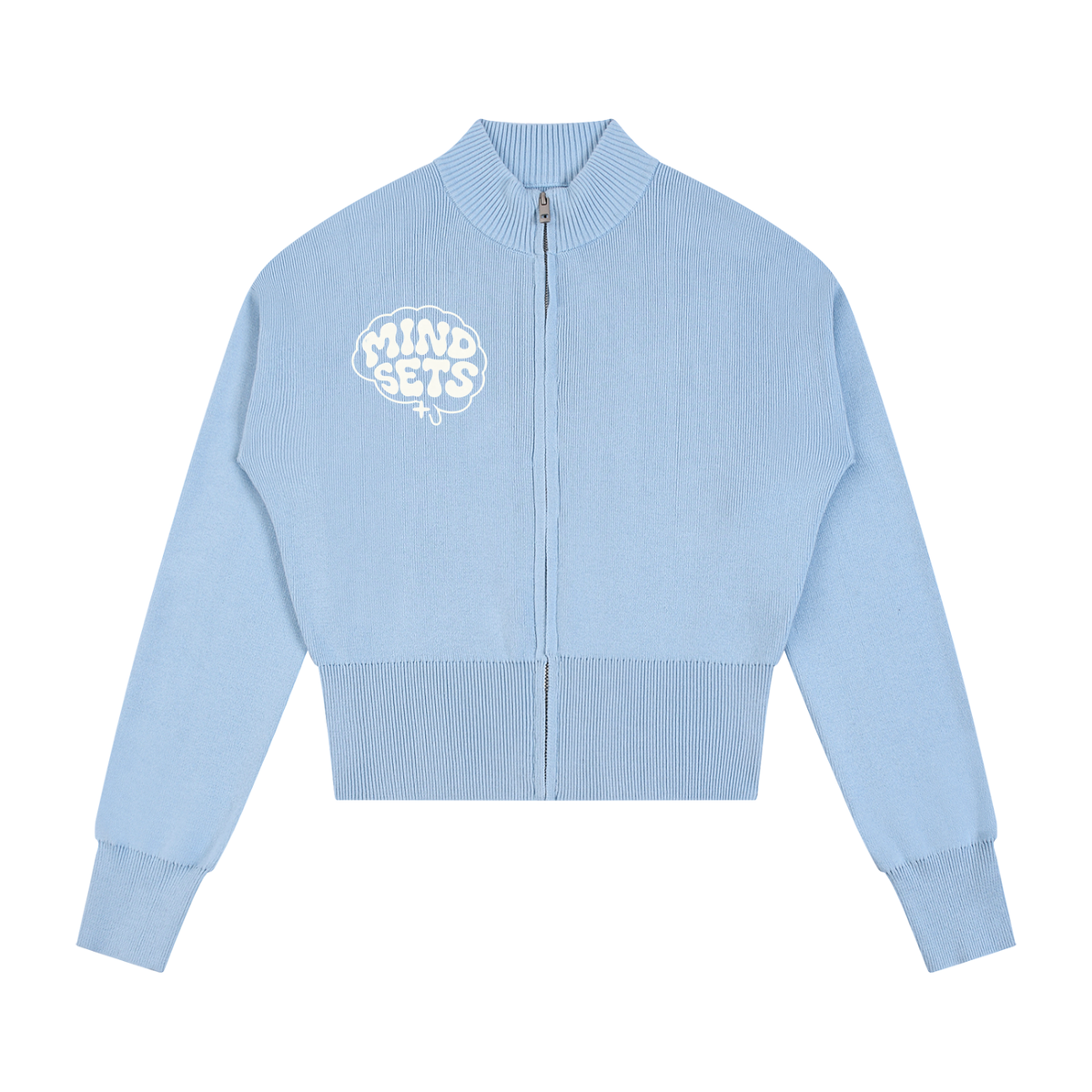 Women’s Mock Neck Zip Up Cardigan