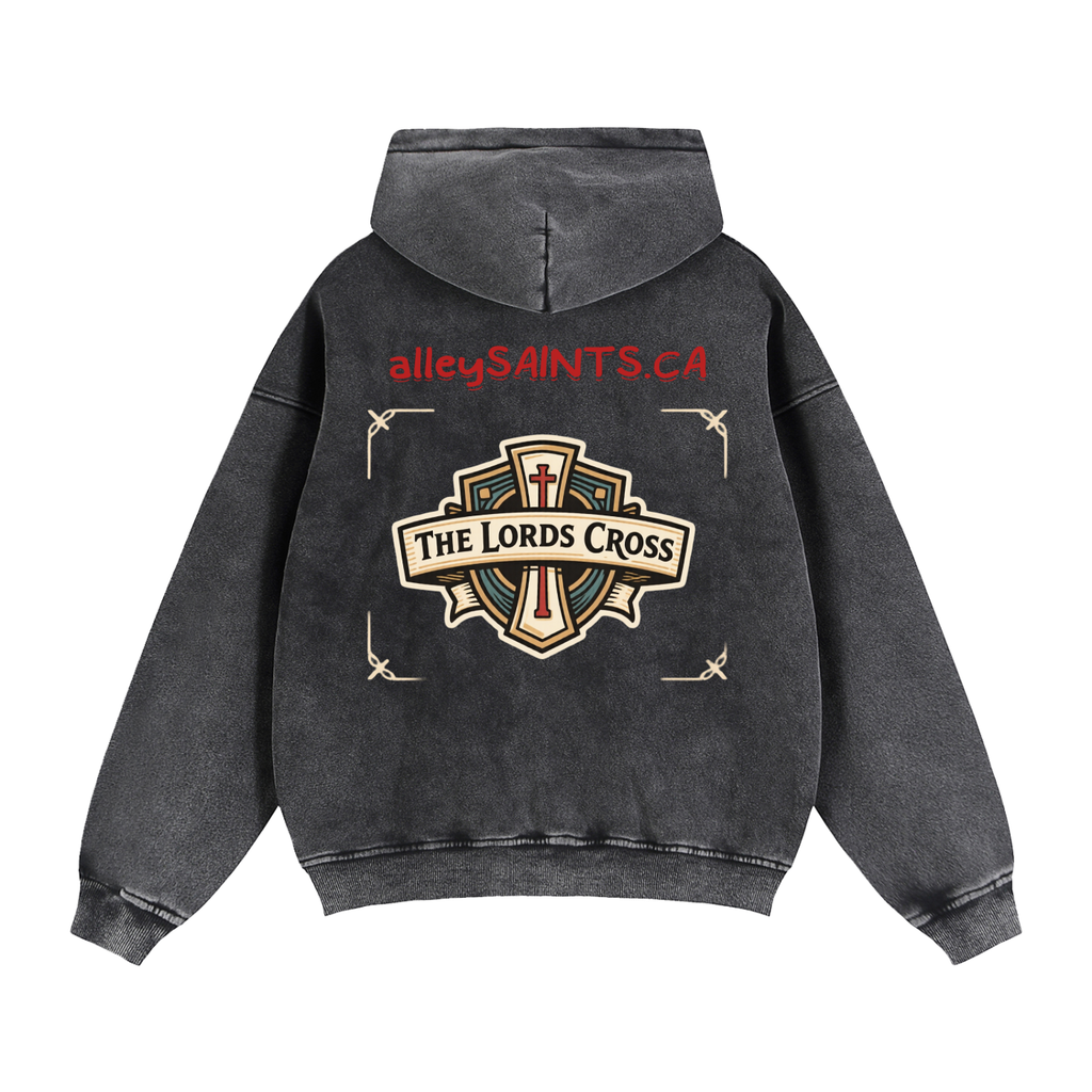 Zip-Through Boxy Fleece Hoodie