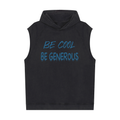 Snow Washed Sleeveless Hoodie