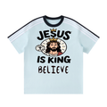 Unisex Colorblock Striped T-Shirt
