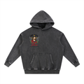 Snow Wash Fleece Oversize Hoodie