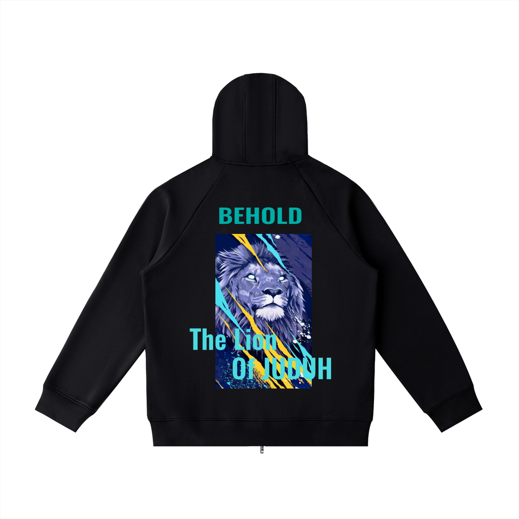 Heavyweight Raglan Sleeve Zip Hoodie