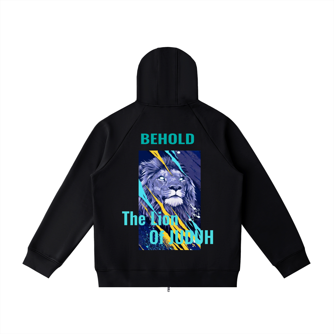 Heavyweight Raglan Sleeve Zip Hoodie