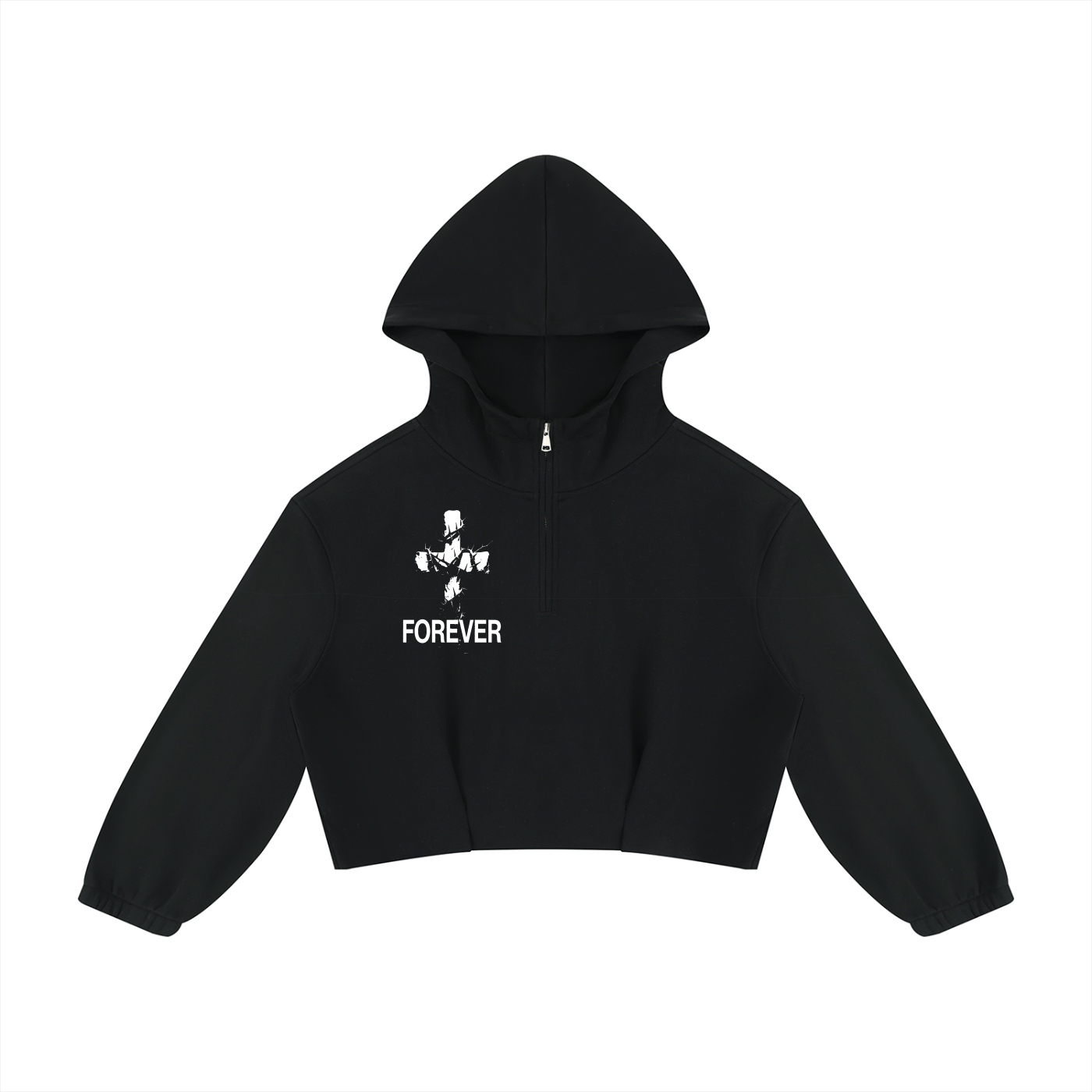 Women’s Boxy Quarter-Zip Hoodie