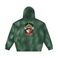 Unisex Sunfade Frayed Fleece Hoodie