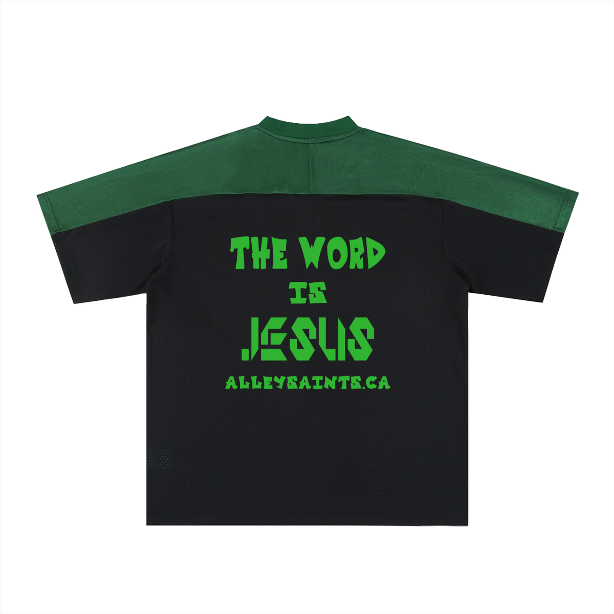Oversized Mesh V-Neck Soccer Jersey