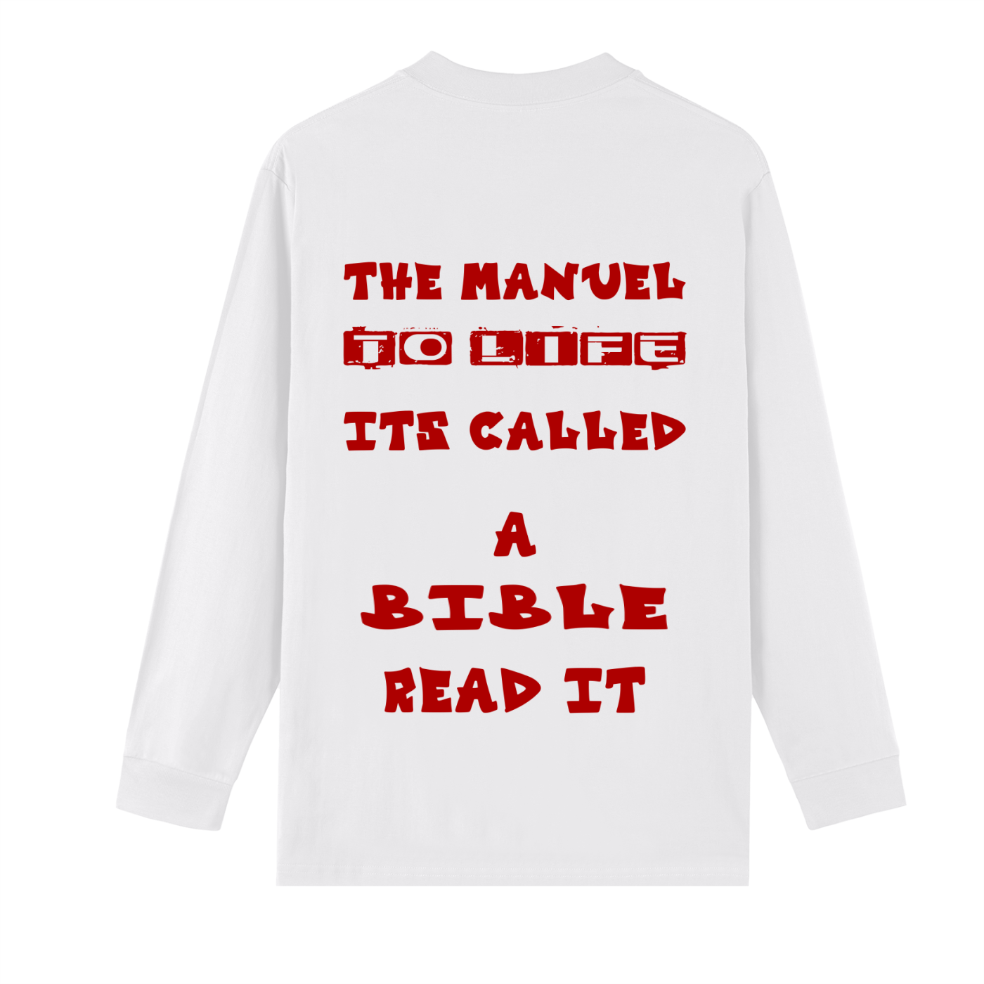 Crew Neck Drop Shoulder Long Sleeve Shirt