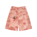 Unisex Vintage Wash Plaid Shorts