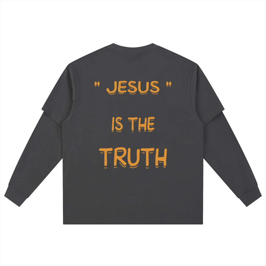 Layered Long Sleeve Oversized Tee