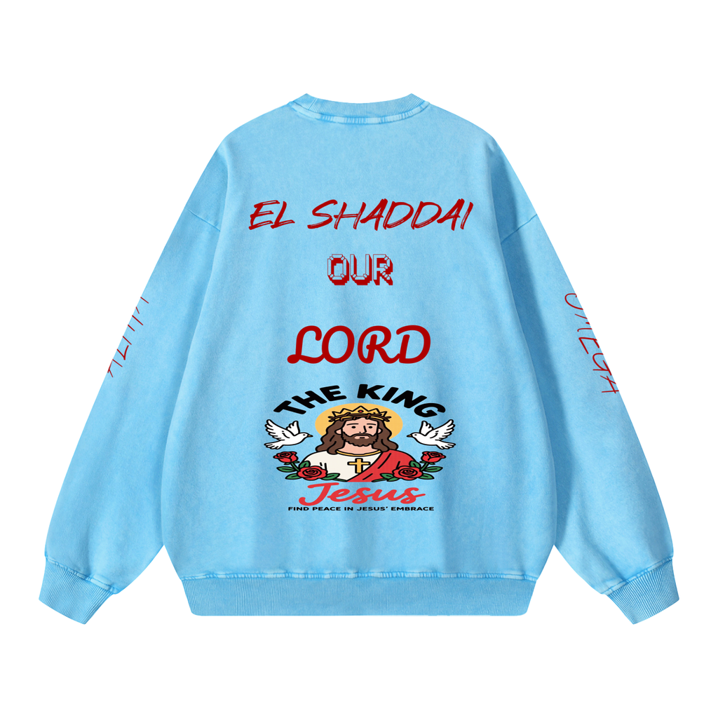 Snow Washed Oversized Sweatshirt