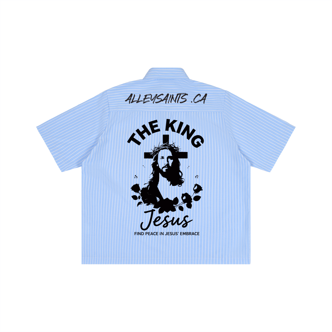 Striped Boxy Short Sleeve Shirt